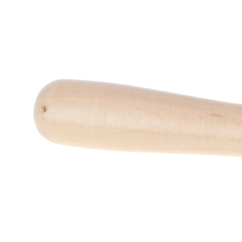 Маленькая ручная палочка с колокольчиком деревянная 10 металлическими шариками