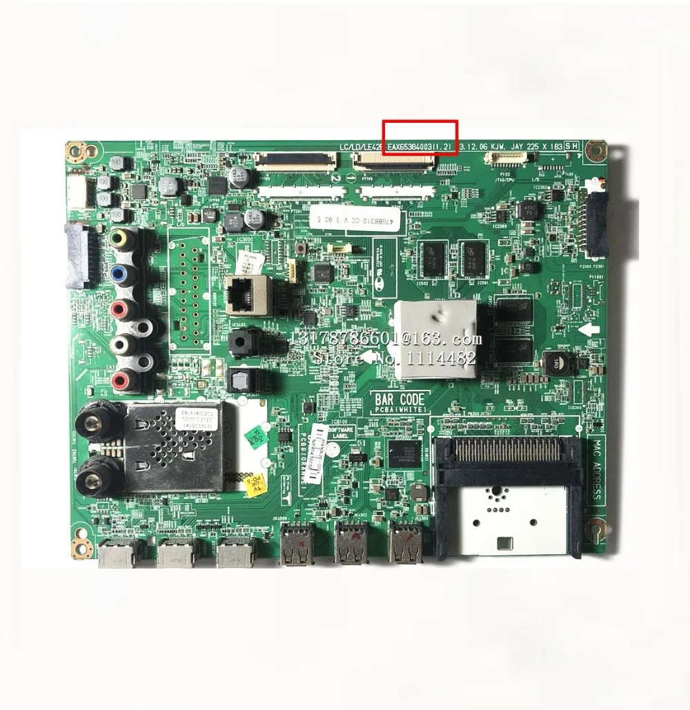 Материнская плата EAX65384003/4/5 (1 2) хорошая проверка оригинал для 42GB6310/47GB6310 CC