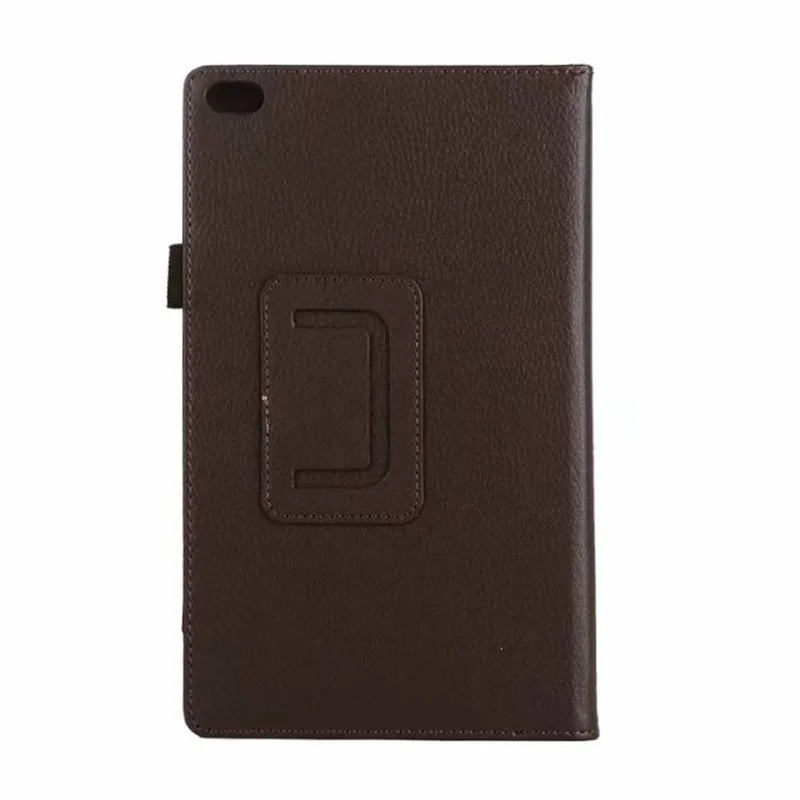 brown Чехол-книжка из искусственной кожи для lenovo Tab 4 8 TB-8504 для lenovo Tab 4 8 TB-8504F TB-8504N 8504X Чехол-книжка для планшета - Цвет: brown