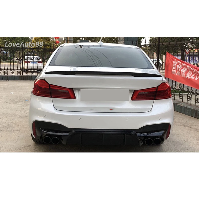 P Стиль наружный спойлер багажника заднего крыла автомобиля накладка рамка для BMW