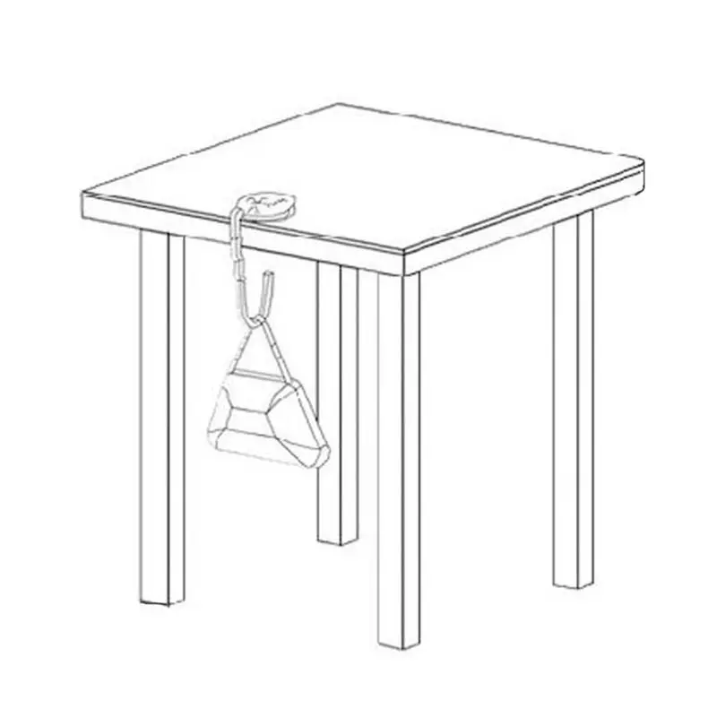 Круглый складной держатель для сумок и кошельков со стразами | Дом сад