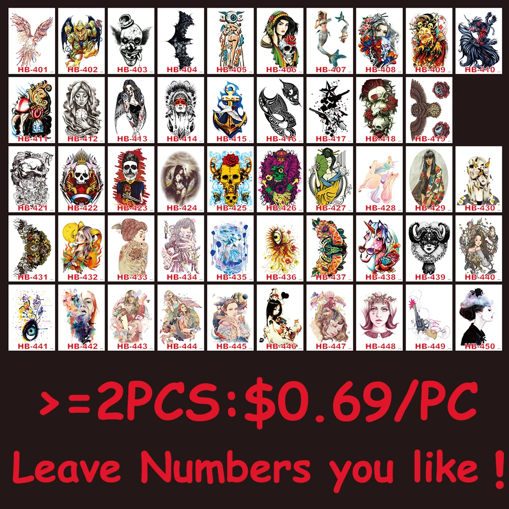 1 шт. водостойкая татуировка на руку для мужчин и женщин|sticker tile|stickers dsisticker for mobile