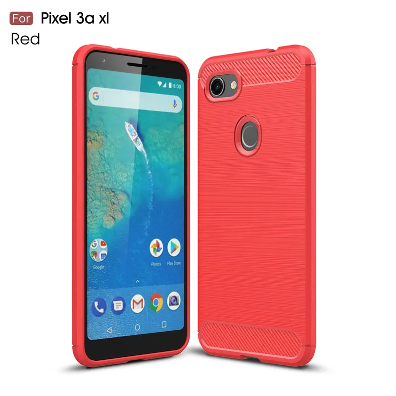 Чехол для Google Pixel 3a XL противоударный мягкий ТПУ матовый чехол телефона Funda G020C G020G