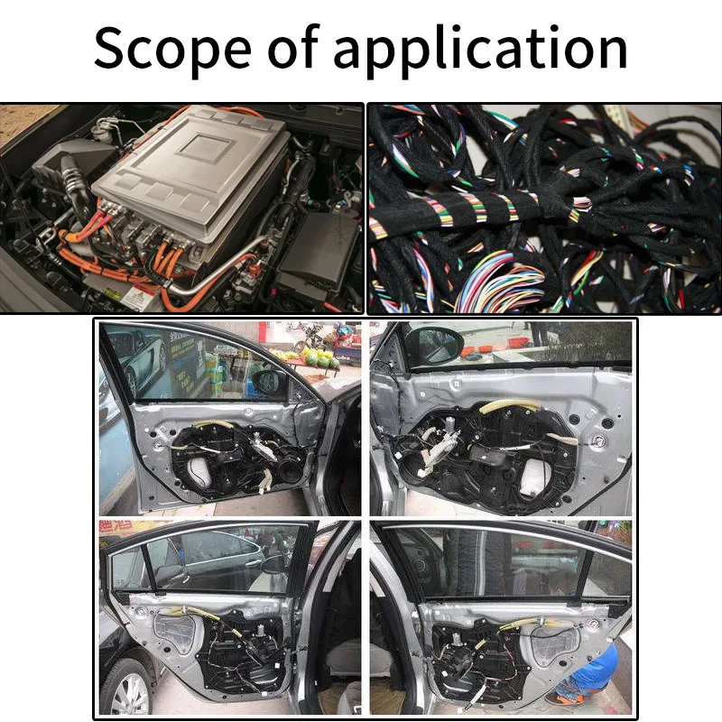 Автомобильный ремень с шумоизоляцией клейкая войлочная флисовая лента черного