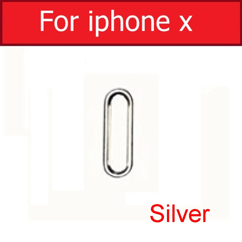 X Silver Зарядное устройство USB разъем порт металлическая подставка удерживающее кольцо для iPhone X 7 8 Plus зарядный разъем док-станция браслет металлическое кольцо запчасти - Цвет: X Silver