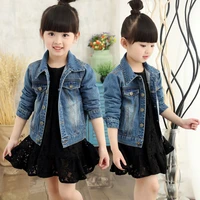 teenager girls denim jackets coats spring autumn 2021 kids childrens outwear clothing jeans jacket for girls 4 12 years old 49