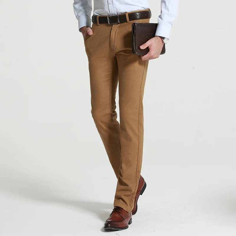 HappyBike Новая мода брюки Для мужчин хлопок Повседневное тонкий прямой шлифования