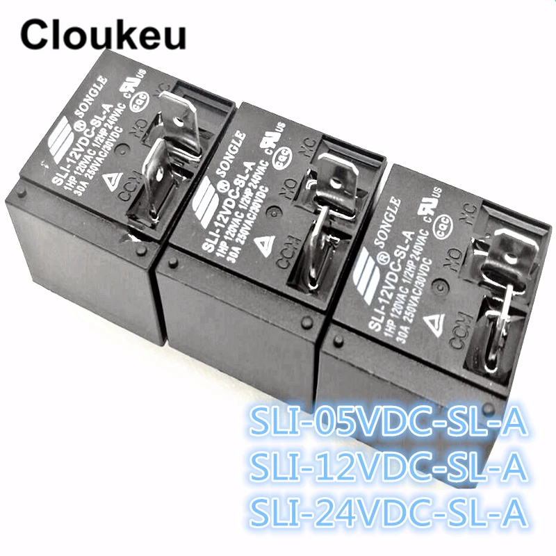 

50Pcs Relay DIP4 SLI-05VDC-SL-A SLI-12VDC-SL-A SLI-24VDC-SL-A 30A