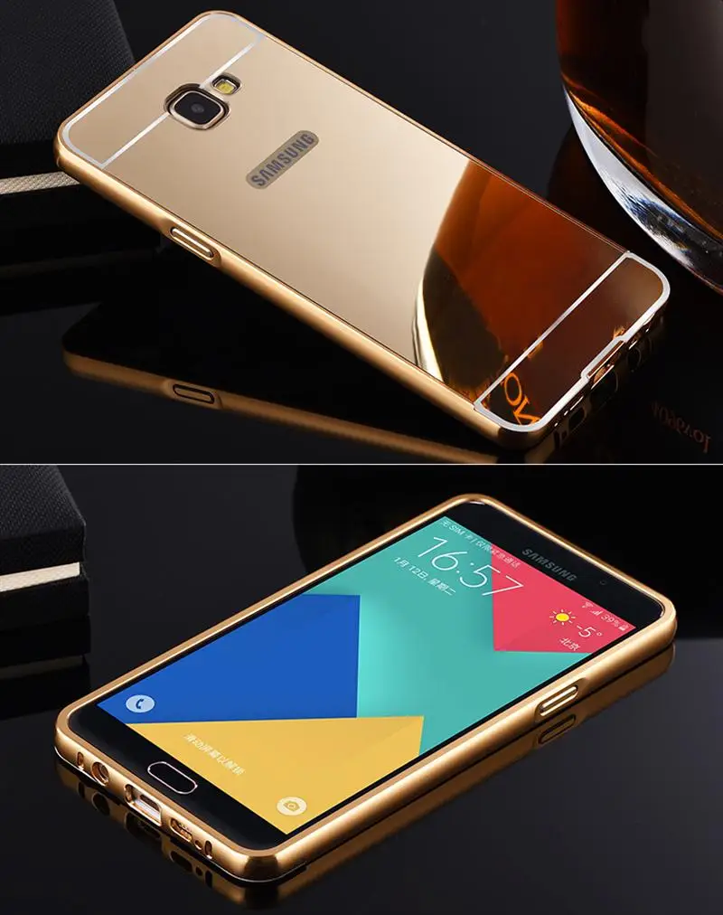 Роскошный Металлический Алюминий чехол для Samsung Galaxy A9 (2016) A9000 Чехол Съемный