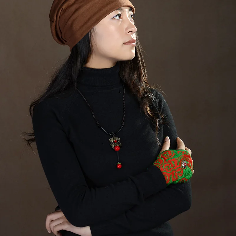 Бесплатная доставка Оригинальные красные бусины в китайском стиле длинное