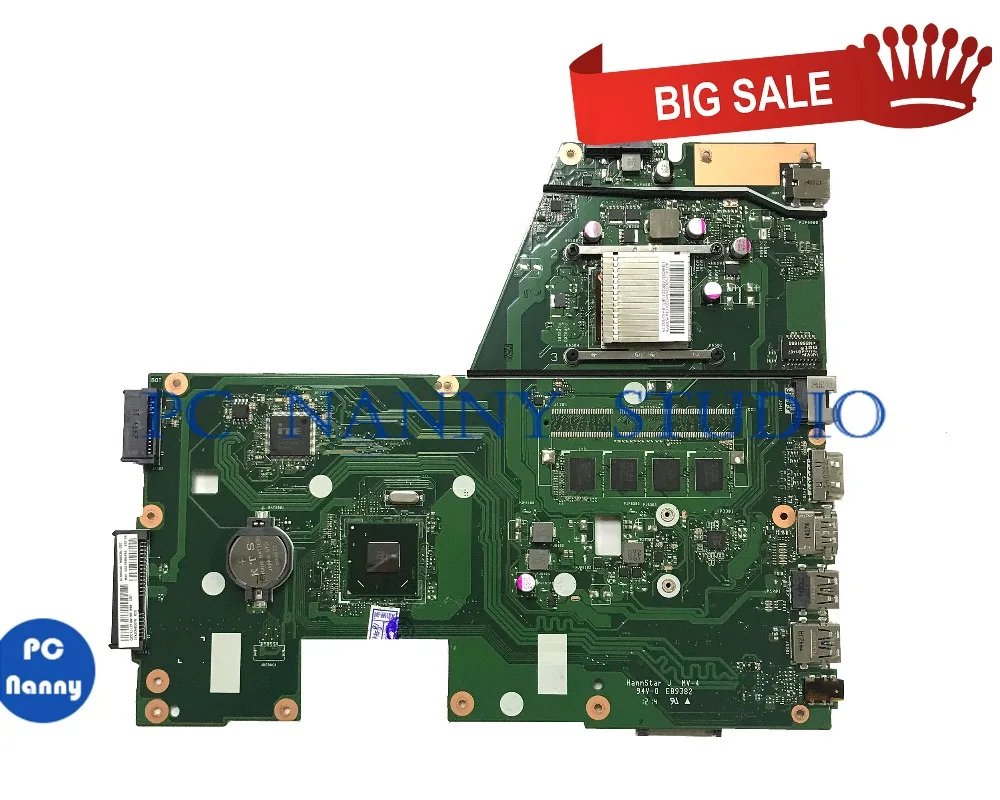PCNANNY для ASUS X551CA X551C Материнская плата ноутбука I3-3217U 4 Гб ОЗУ ПК
