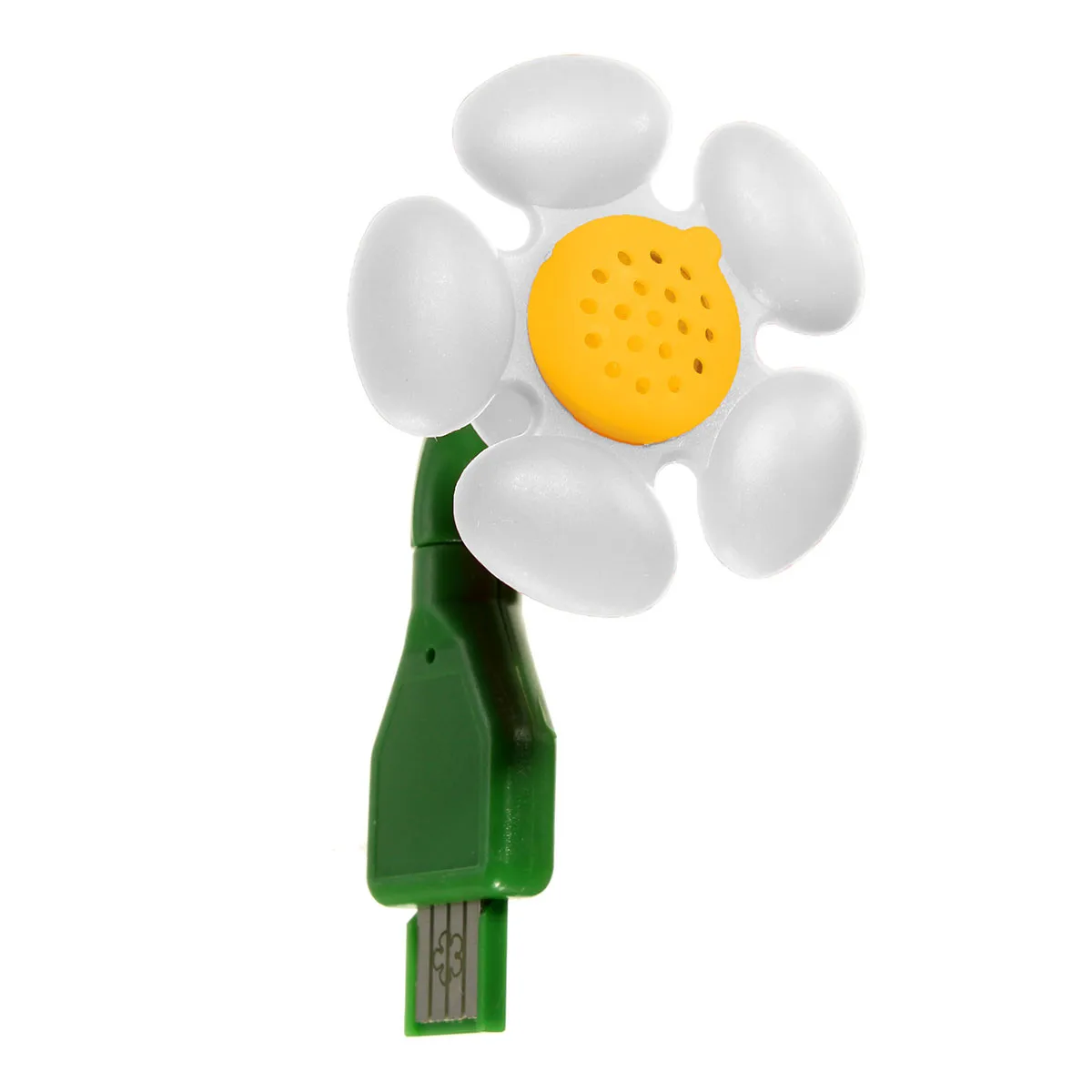 White Мини-увлажнитель воздуха с цветами USB, портативный арома-диффузор, паровой распылитель для дома, офиса, ноутбука, ароматерапия, подарок для студентов - Цвет: White