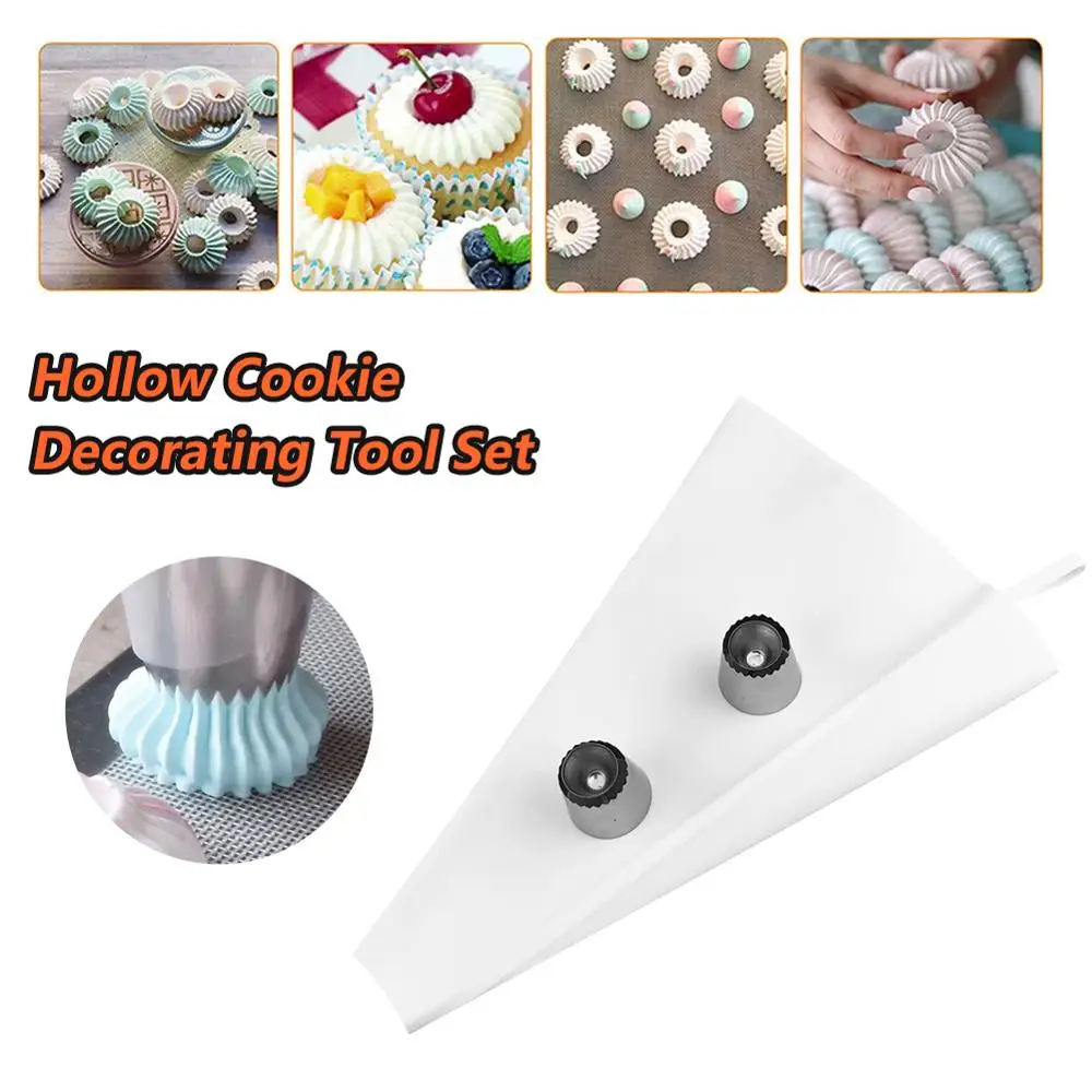 3 шт. насадки для украшения тортов из нержавеющей стали |