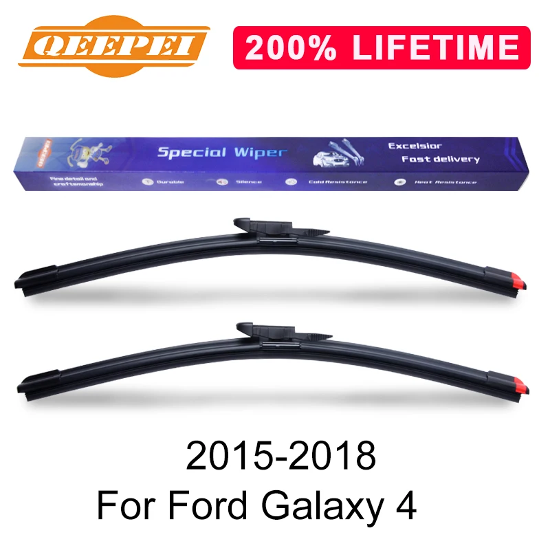 QEEPEI Замена стеклоочистителя Refill ветрового стекла стеклоочистителей для Ford Galaxy 4 лобовое стекло резиновые автомобильные аксессуары