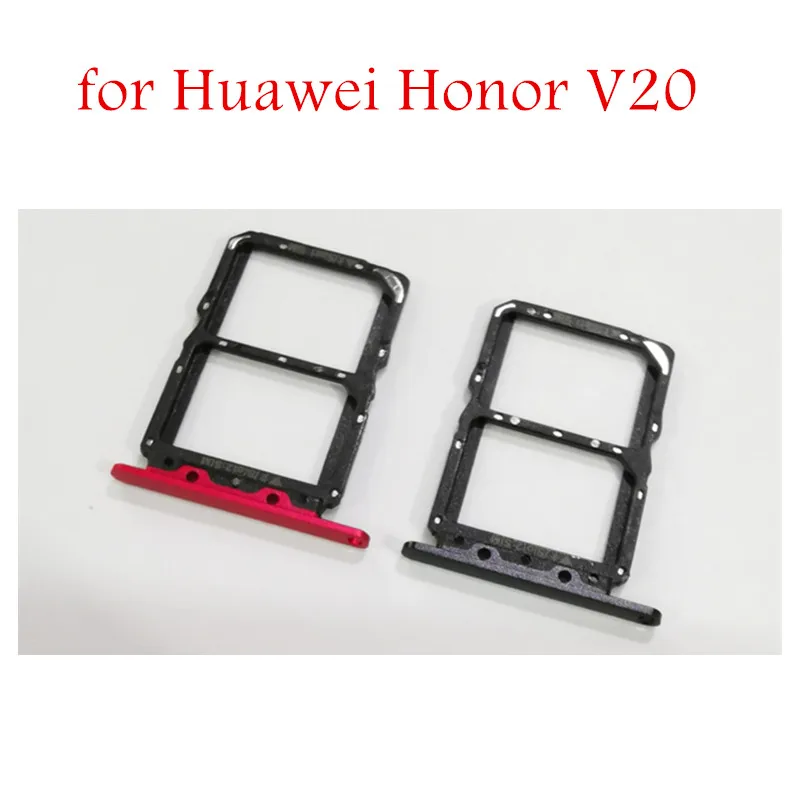 For Huawei Honor View 20 Card Tray Holder SIM SD Slot Adapter V20 Repair Spare Parts | Мобильные телефоны и аксессуары