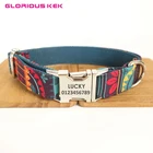 Ошейник для больших и маленьких собак, нейлоновый, с этническим узором