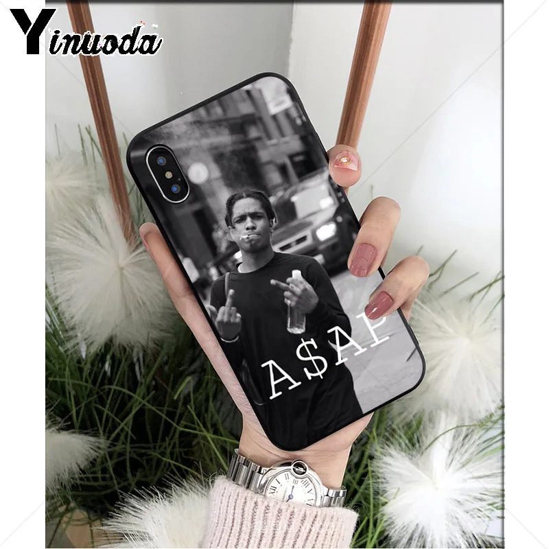 A16 Yinuoda ASAP Rocky Rapper высококачественный чехол для телефона для iPhone 5 5Sx 6 7 7plus 8 8Plus X XS MAX XR - Цвет: A16