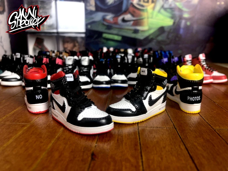 Кроссовки на воздушной стерео 3D Jordan 1 модель Дисплей украшения аксессуары для автомобильного интерьера пары Для мужчин и подарки женщине на день рождения