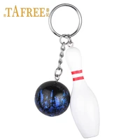 tafree simulation bowling keychain sporting goods bowling set fans souvenir pendant keychain jewelry dsc1890