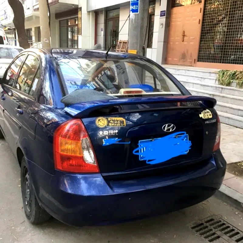 Спойлер из АБС пластика для Hyundai Accent 2008 2009 2010 2011 2012 2013|Спойлеры и крылья| |