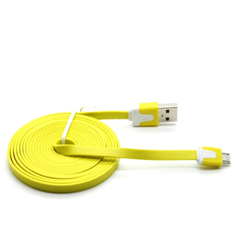1 м/3 М прочный плоский usb-кабель для передачи данных, зарядный кабель для samsung для телефонов huawei Android