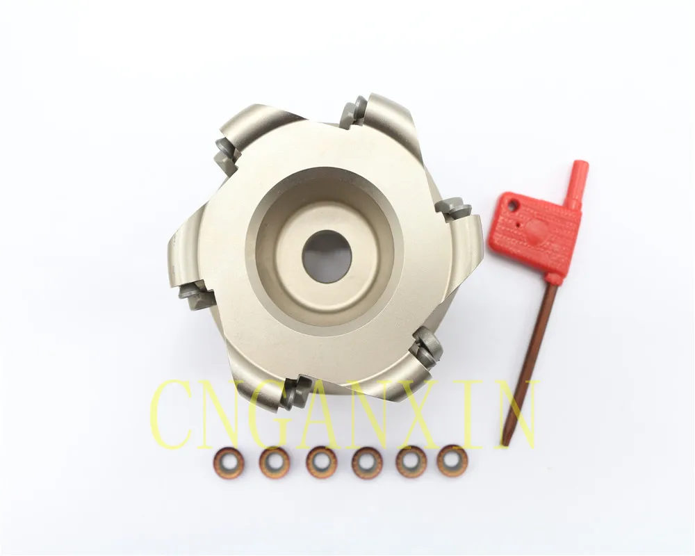 

Новый 1P EMR5R80-27-6T 6F lute фреза + 6P RPMT1003MO 4115