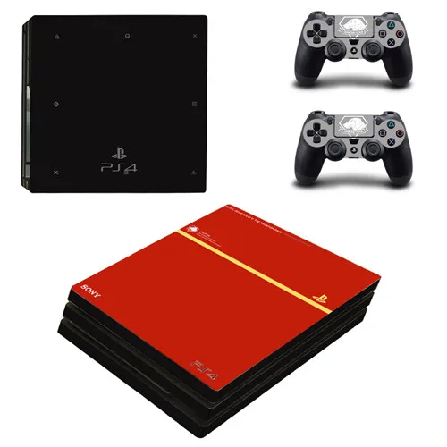 YSP4P-0504 Алжир флаг Турция флаг PS4 про кожу Стикеры Наклейка виниловая для sony Playstation 4 консоли и 2 контроллеры PS4 про кожу Стикеры - Цвет: YSP4P-0504