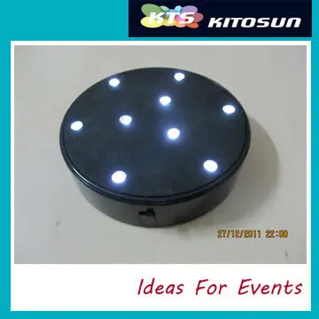 

Round decor wedding centerpieces,9pcs Super bright LED lights