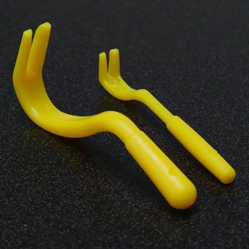 2 шт./компл. крюк желтый и зеленый цвета Пластик Портативный крюк Tick Twister Remover крюк лошадь человека кошки товары для домашних собак Tick, инструмент для удаления