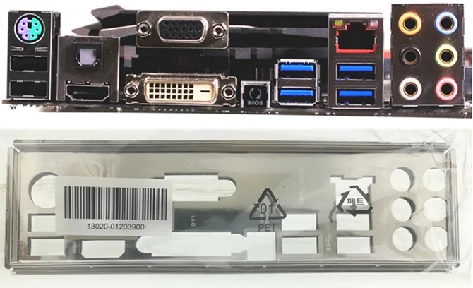 Новая защитная задняя панель для материнской платы I/O MAXIMUS VII HERO бесплатная