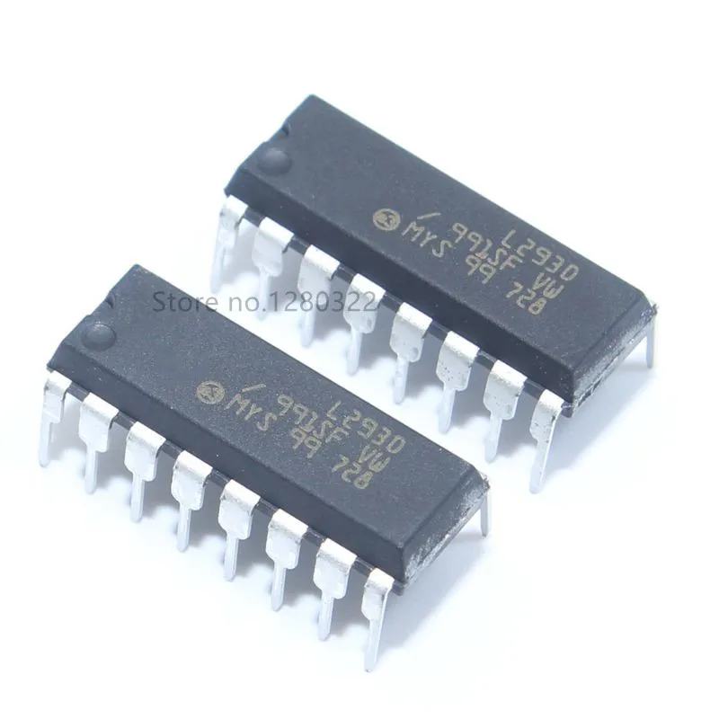 5 шт. L293 L293D DIP DIP16 16 IC драйвер двигателя Чип PAR PusH Pull 4 четырехканальный модуль