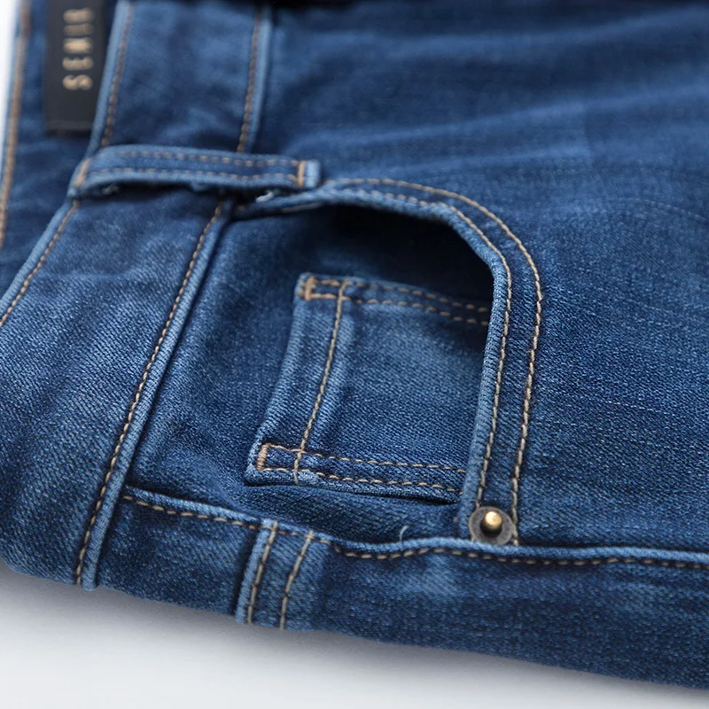 Женские облегающие джинсы SEMIR с высокой посадкой и эффектом потертости