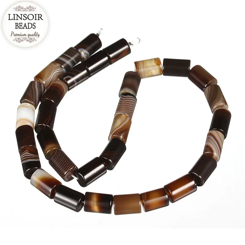 Бусины Из Натурального тибетского агата 8 х12 мм 30 шт./лот|beads for diy|spacer beadsbead bracelet |