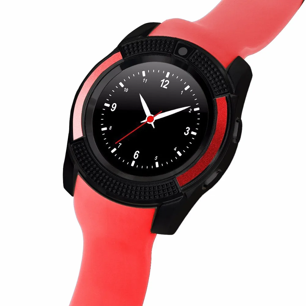 Yunsong v8 носимых устройств bluetooth smart watch для android телефон наручные часы умный