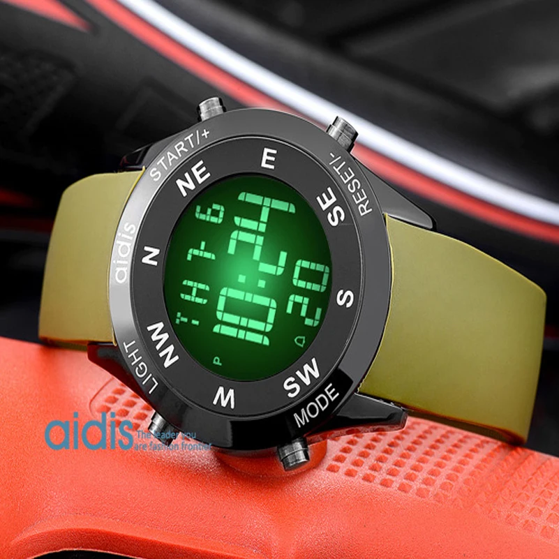 Модные спортивные часы для улицы светодиодные студентов электронные наручные с