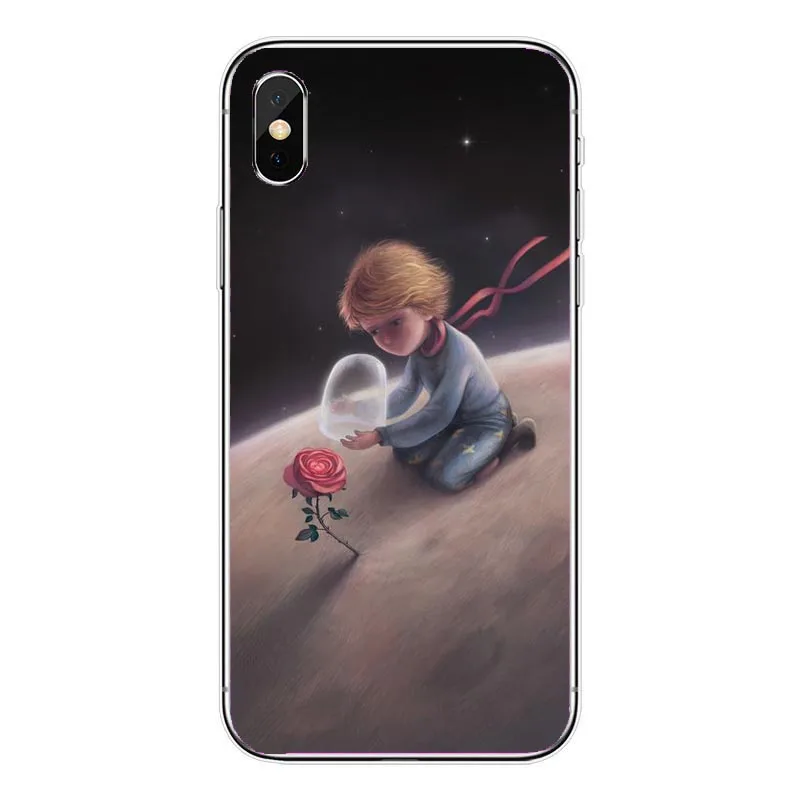 Жесткий пластиковый чехол с рисунком Маленького принца земли для iPhone 6 6S Plus 5S 7 8Plus