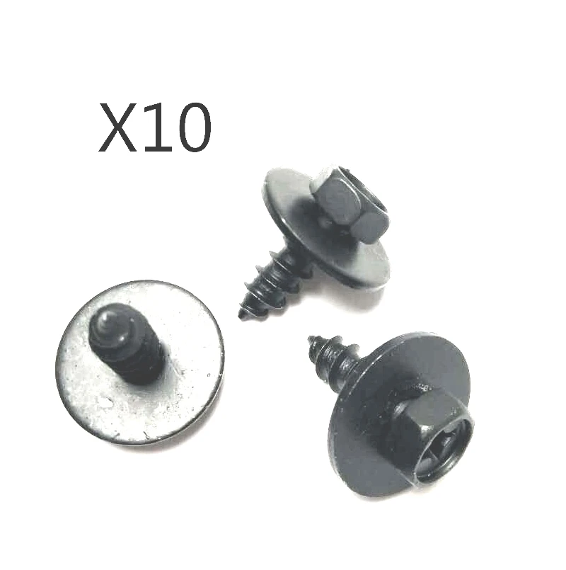 

NEW For BMW E46 E60 E90 etc Hex Head Metal Screw Set Of 10 GENUINE 07147129160