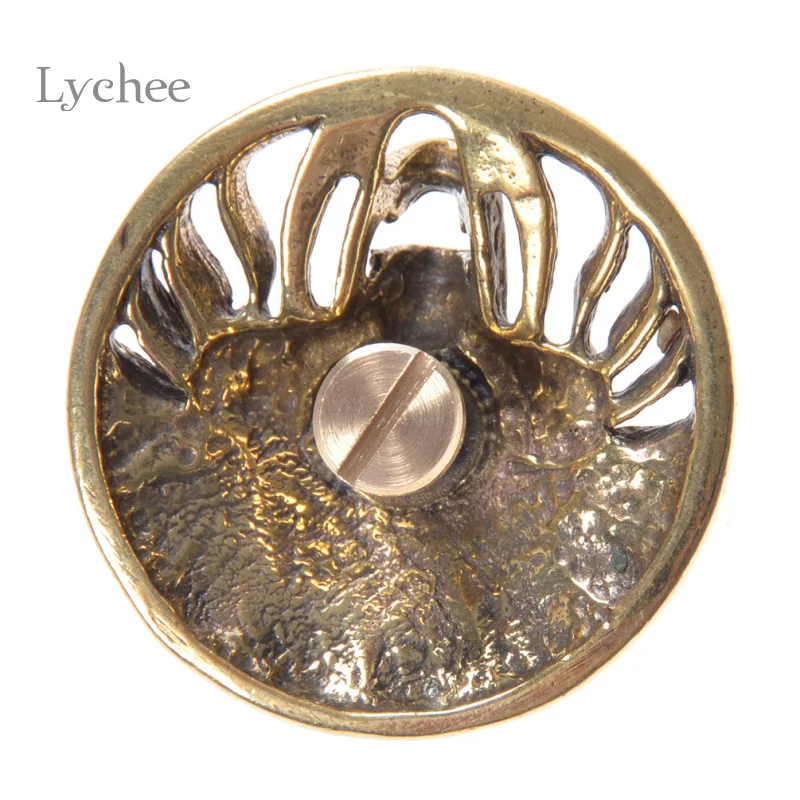 Lychee Life 1 шт. череп заклепки для одежды для кожевенного ремесла DIY панк череп заклепки Одежда Швейные заклепки для одежды