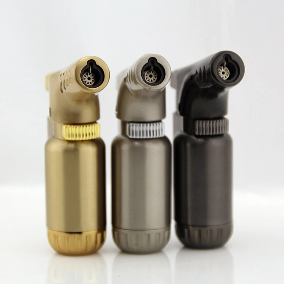 YINGTOUMAN мини бутановый факел для сигарет защита от ветра Зажигалка металлическая