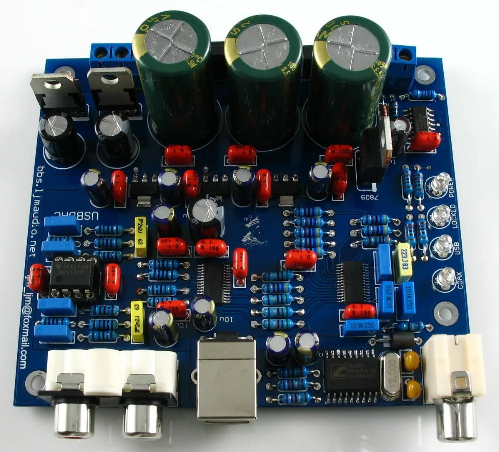 CS8416 CS4398 DAC Decode board with USB Coaxial 24/192K decoder AC15V 32K-192K/24BIT Finished | Электроника