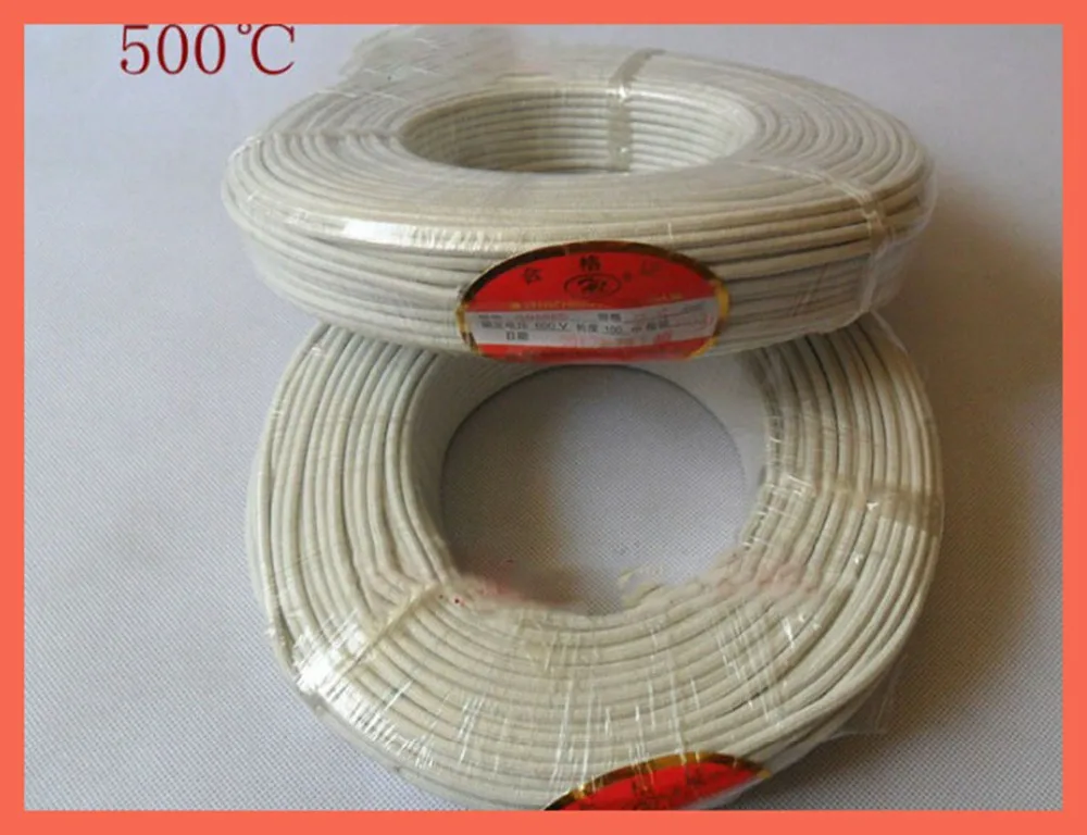 

(3m),6 square mica high temperature line 500 degrees high temperature wire CN500 fire-resistant wire