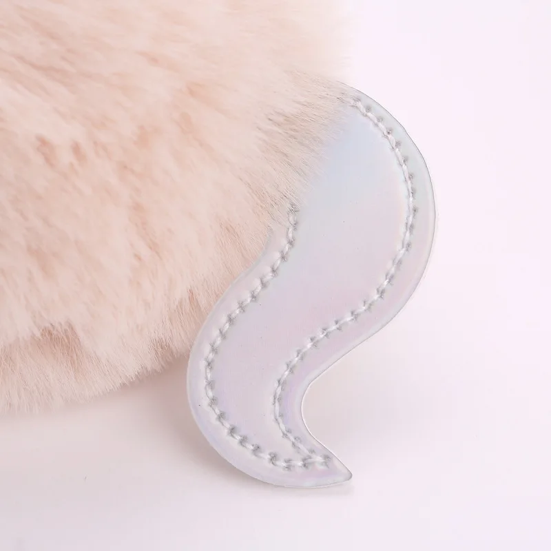 Скандинавский Пушистый Единорог брелок из искусственного меха кролика помпон