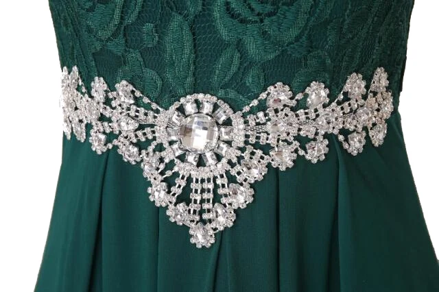 2020 new emerald green vestido de vestidos longos festas long dresses for modest chiffon prom dress with sleeves H2778 | Свадьбы и