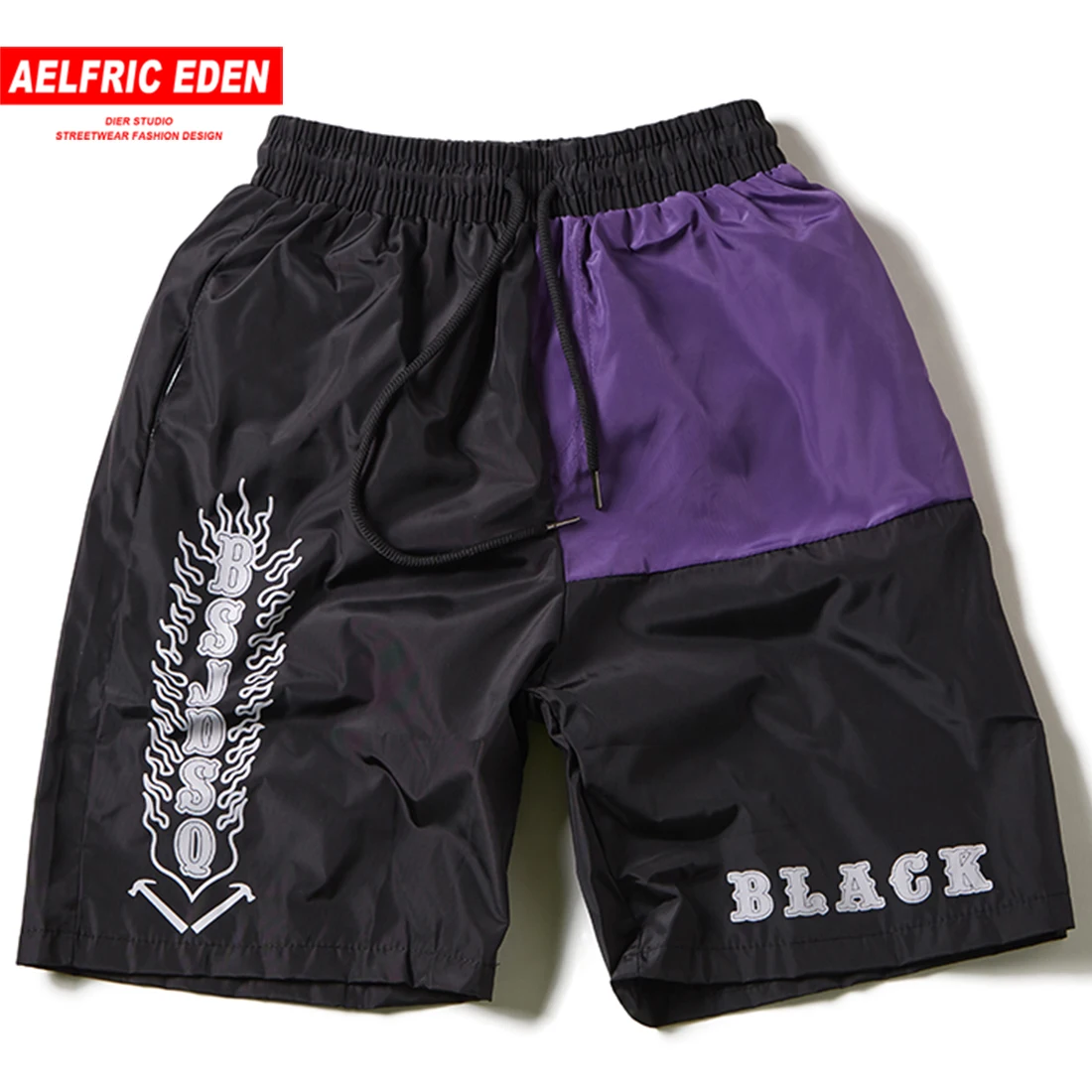 Aelfric Eden 2019 новый цветной блок контрастные Лоскутные Спортивные штаны хлопковые с