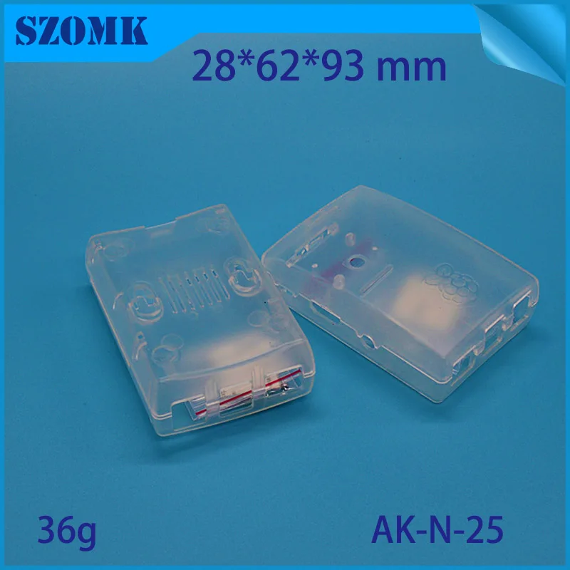 1 шт. 28*62*93 мм szomk пластиковая коробка для электроники Корпус raspberry pi 3