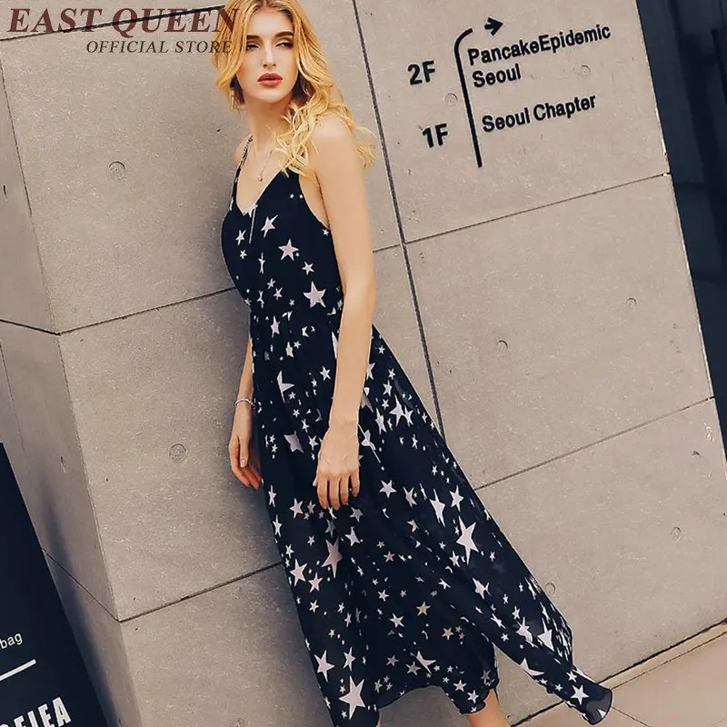 Женские летние платья 2018 одежда в стиле хиппи бохо шикарное платье пляжное