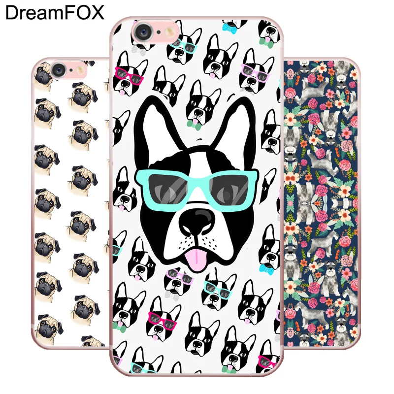 DREAMFOX N119 с милой собачкой Мягкий ТПУ силиконовый чехол для Apple iPhone XR XS Max 8X7 6 S Plus 5 5S SE