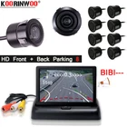 Koorinwoo Парктроник, 18,5 мм, круглая камера, динамическая траектория, датчик парковки, передний, задний светильник, tft экран, 4 зонда