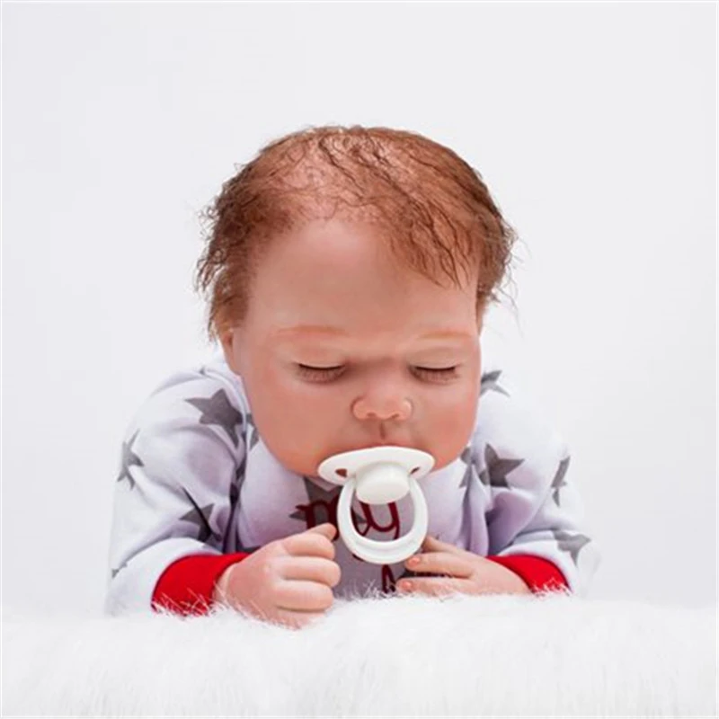 55 см/22 &quotвинил ручной Soft Touch Reborn Baby Куклы дети Игрушечные лошадки W Звезда печати
