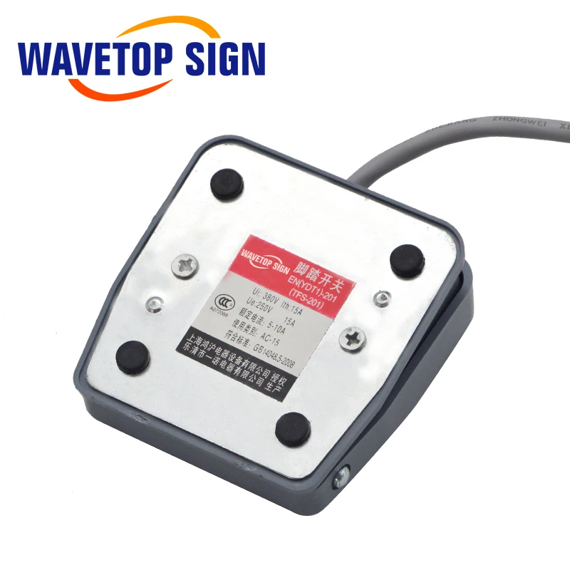 WaveTopSign ножной переключатель напряжения &lt220 В 2Pin для волоконно-лазерной
